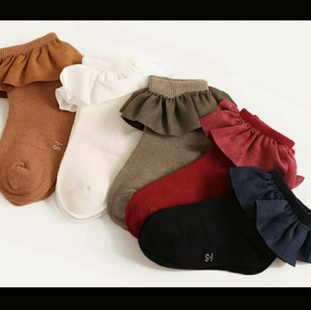 Toddler Kids Girls Ruffle Socks